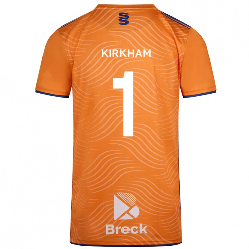 Danxen Women Skye Kirkham #1 Orange Black Goalkeeper Jersey 2025/26 T-Shirt