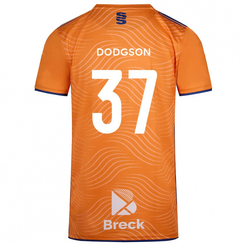 Danxen Women Ewan Dodgson #37 Orange Black Goalkeeper Jersey 2025/26 T-Shirt