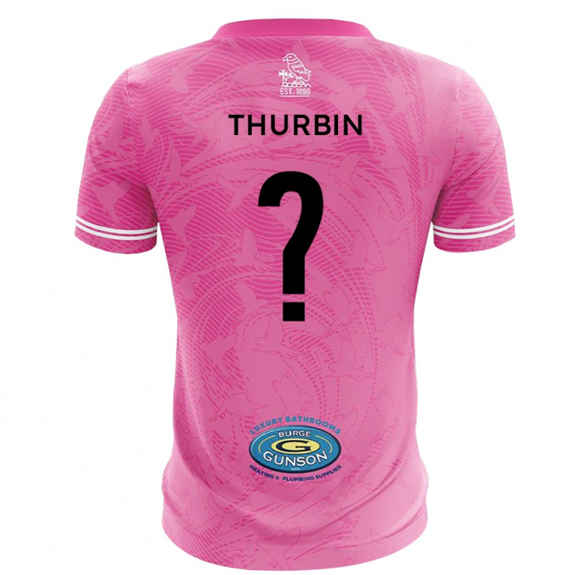 Danxen Women Johnny Thurbin #0 Pink White Goalkeeper Jersey 2025/26 T-Shirt