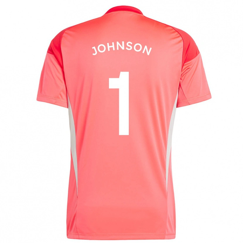 Danxen Women Sam Johnson #1 Orange Red Goalkeeper Jersey 2025/26 T-Shirt
