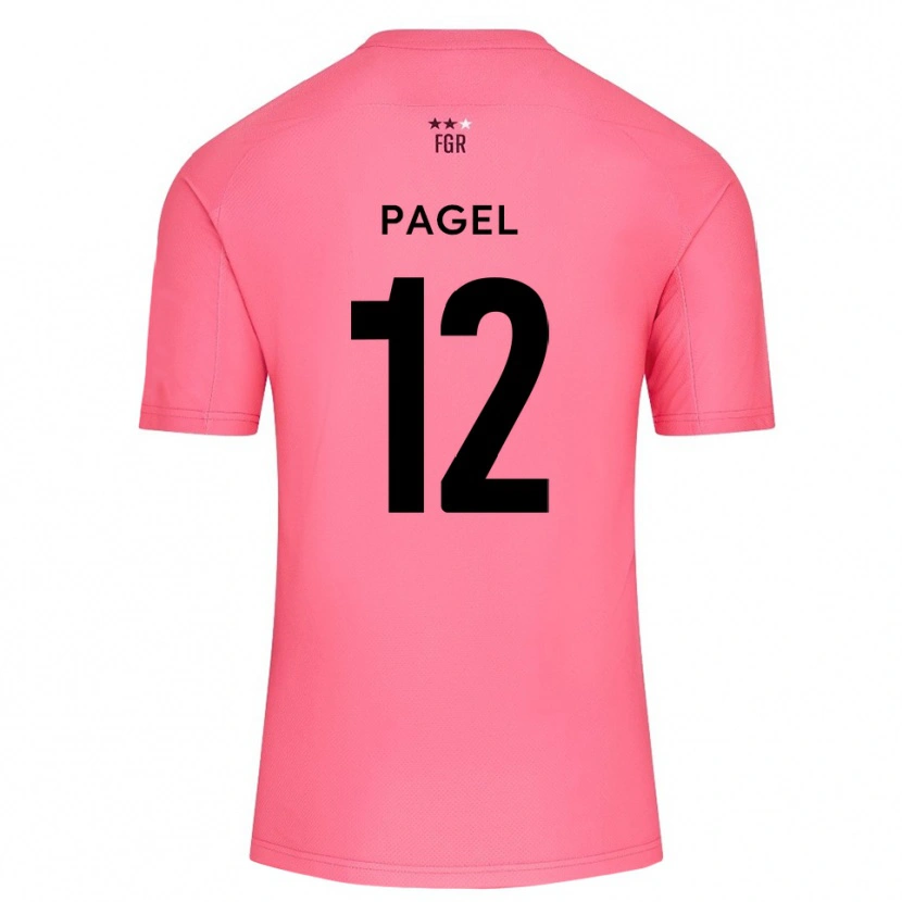 Danxen Women Fiachra Pagel #12 Cherry Blossom Pink Goalkeeper Jersey 2025/26 T-Shirt