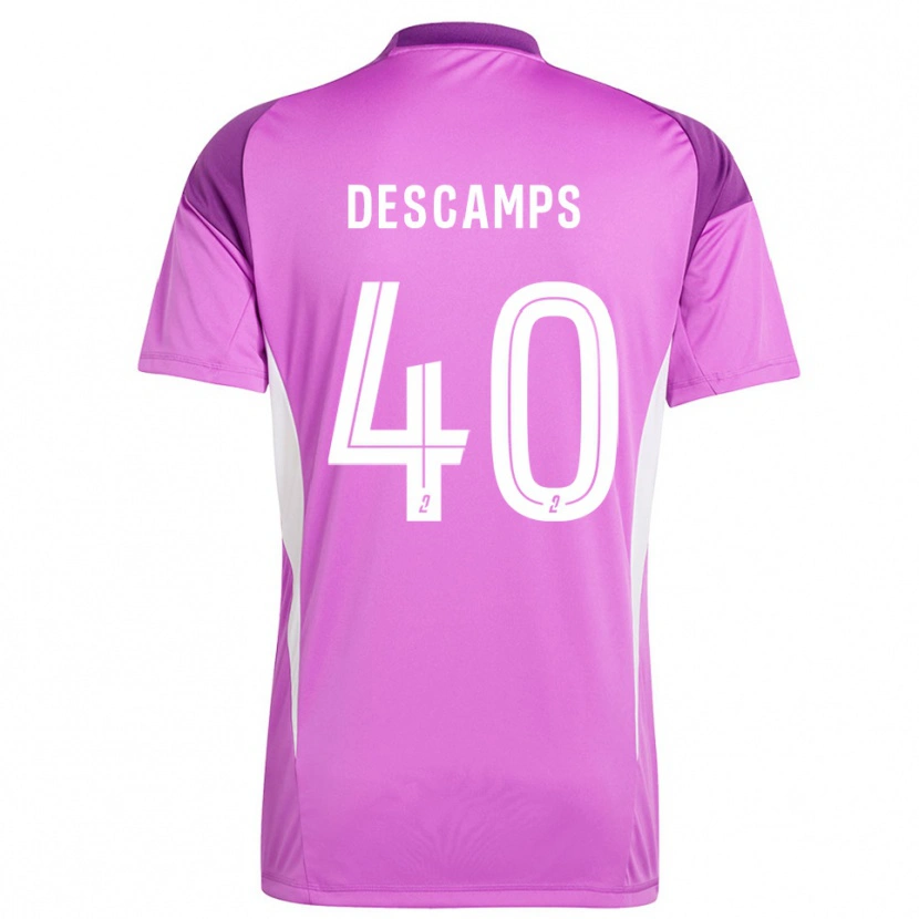 Danxen Women Rémy Descamps #40 Lavender Goalkeeper Jersey 2025/26 T-Shirt