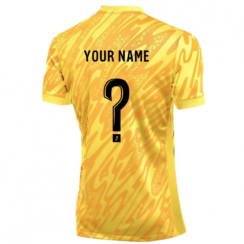 Danxen Women Montpellier HSC Orange Yellow Goalkeeper Jersey 2025/26 T-Shirt