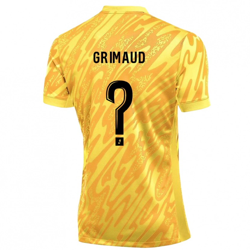Danxen Women Charles Grimaud #0 Orange Yellow Goalkeeper Jersey 2025/26 T-Shirt