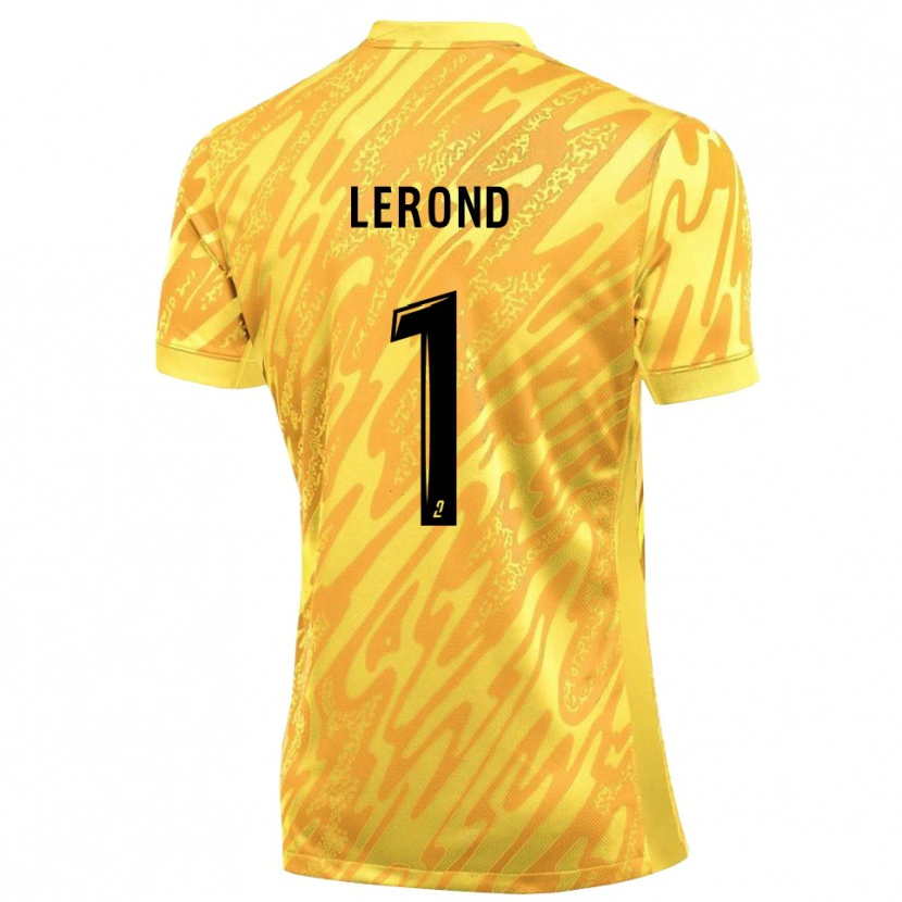 Danxen Women Justine Lerond #1 Orange Yellow Goalkeeper Jersey 2025/26 T-Shirt