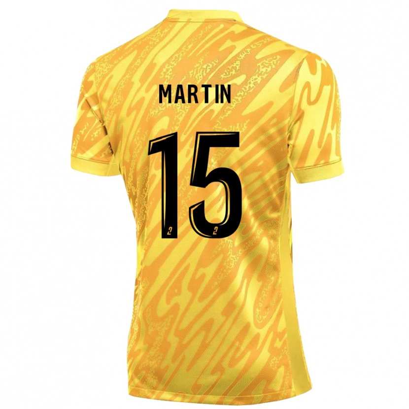 Danxen Women Gabriel Martin #15 Orange Yellow Goalkeeper Jersey 2025/26 T-Shirt