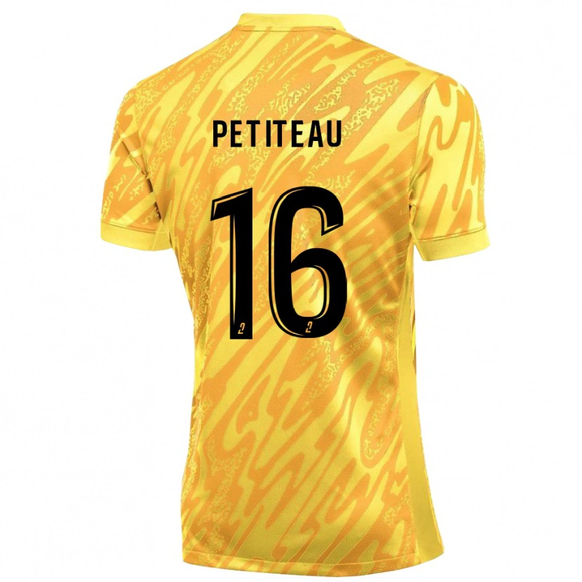 Danxen Women Marie Petiteau #16 Orange Yellow Goalkeeper Jersey 2025/26 T-Shirt