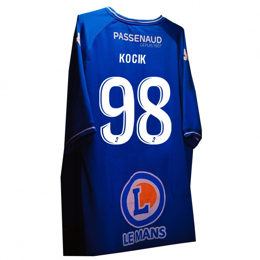 Danxen Women Nicolas Kocik #98 Royal Blue White Goalkeeper Jersey 2025/26 T-Shirt