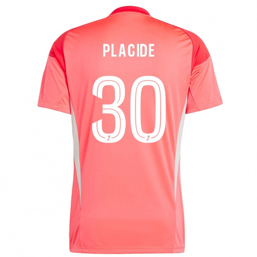 Danxen Women Johny Placide #30 Orange Red White Goalkeeper Jersey 2025/26 T-Shirt