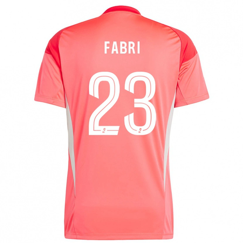 Danxen Women Julien Fabri #23 Orange Red White Goalkeeper Jersey 2025/26 T-Shirt