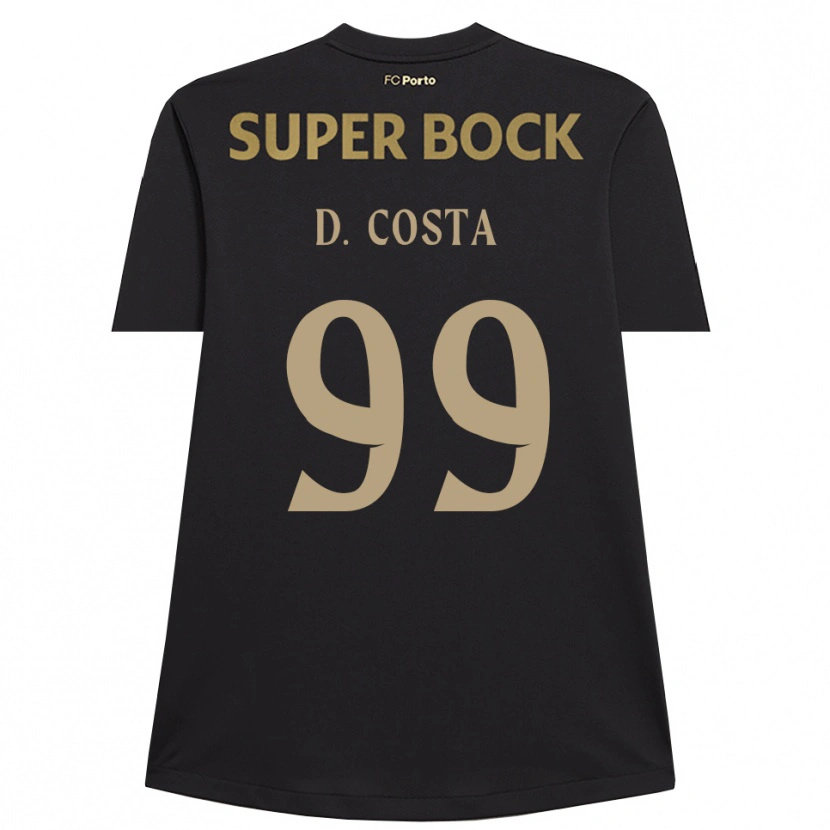 Danxen Women Diogo Costa #99 Black Brown Goalkeeper Jersey 2025/26 T-Shirt