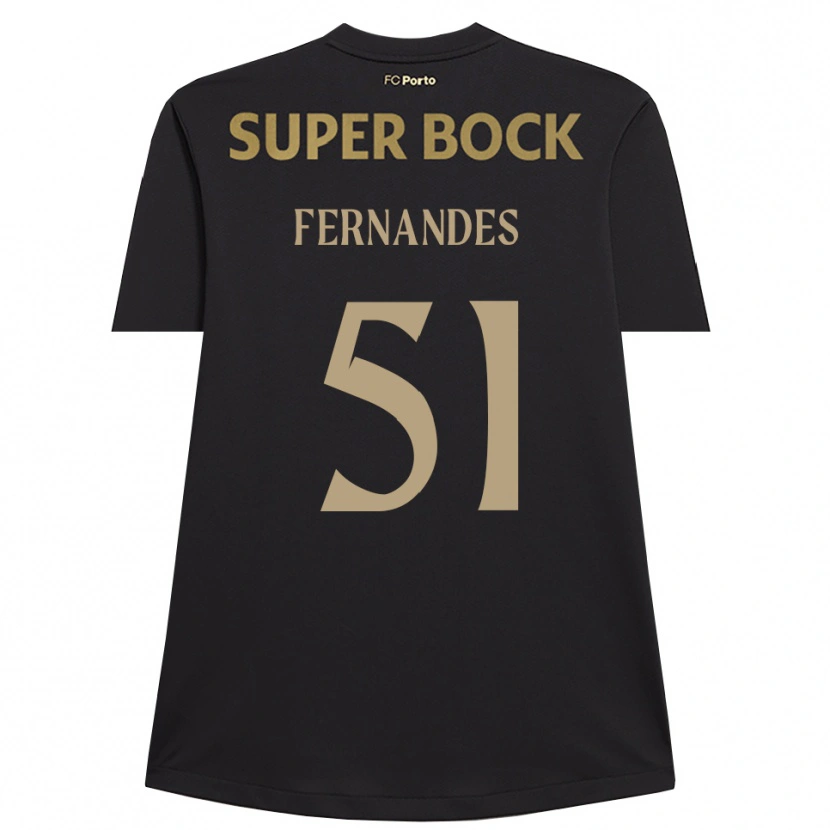 Danxen Women Diogo Fernandes #51 Black Brown Goalkeeper Jersey 2025/26 T-Shirt