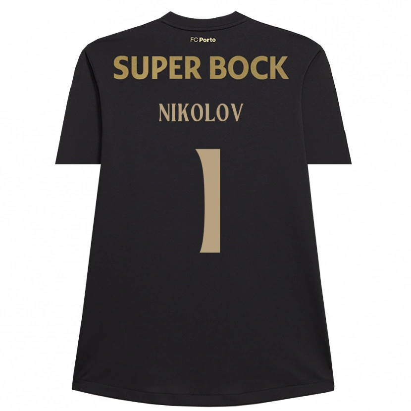 Danxen Women Antoni Nikolov #1 Black Brown Goalkeeper Jersey 2025/26 T-Shirt