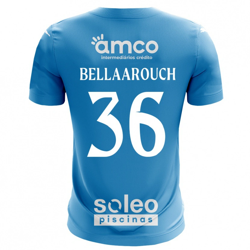 Danxen Women Alaa Bellaarouch #36 Blue White Goalkeeper Jersey 2025/26 T-Shirt