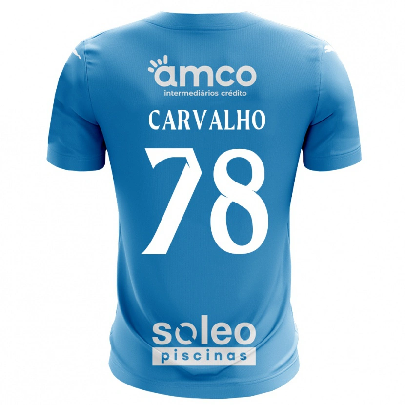 Danxen Women João Carvalho #78 Blue White Goalkeeper Jersey 2025/26 T-Shirt