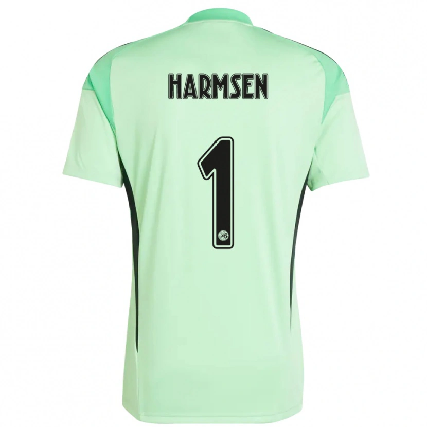 Danxen Women Tymo Harmsen #1 Light Green Black Goalkeeper Jersey 2025/26 T-Shirt