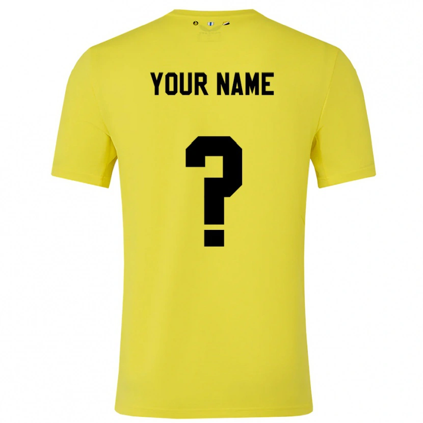 Danxen Women FC Utrecht Yellow Black Goalkeeper Jersey 2025/26 T-Shirt