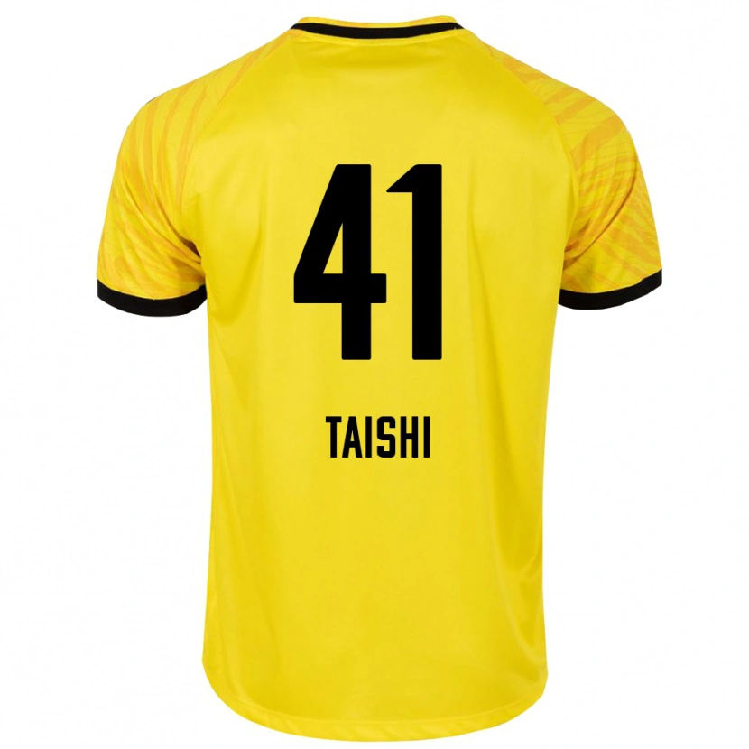 Danxen Women Taishi Brandon Nozawa #41 Yellow Black Goalkeeper Jersey 2025/26 T-Shirt