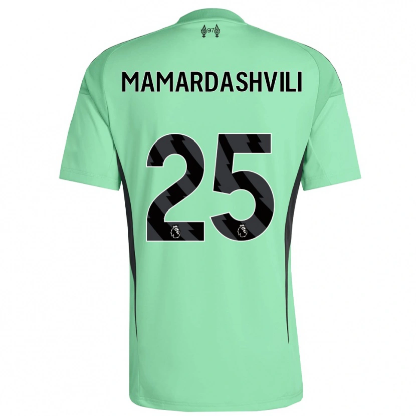 Danxen Women Giorgi Mamardashvili #25 Aquamarine Goalkeeper Jersey 2025/26 T-Shirt