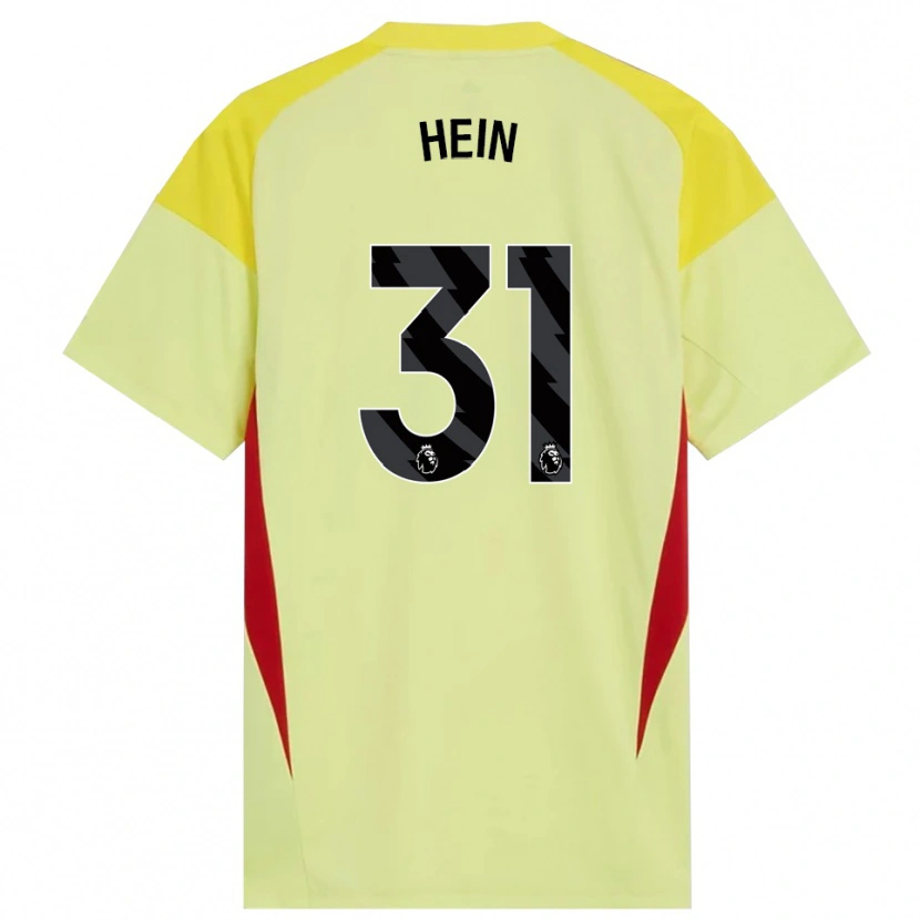 Danxen Women Karl Hein #31 Yellow Red Black Goalkeeper Jersey 2025/26 T-Shirt