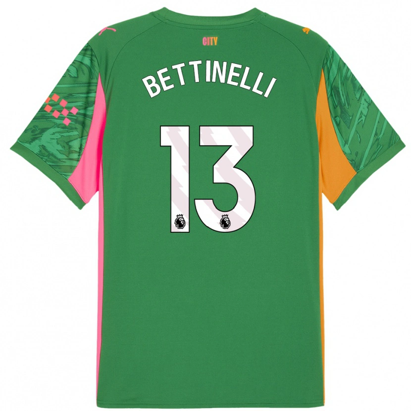 Danxen Women Marcus Bettinelli #13 Green Orange Goalkeeper Jersey 2025/26 T-Shirt
