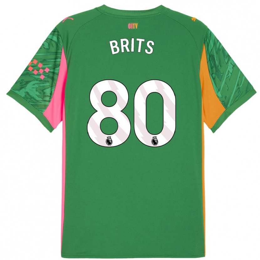 Danxen Women Spike Brits #80 Green Orange Goalkeeper Jersey 2025/26 T-Shirt