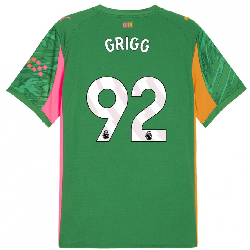 Danxen Women Finley Grigg #92 Green Orange Goalkeeper Jersey 2025/26 T-Shirt