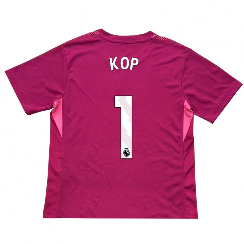 Danxen Women Lize Kop #1 Rose White Goalkeeper Jersey 2025/26 T-Shirt