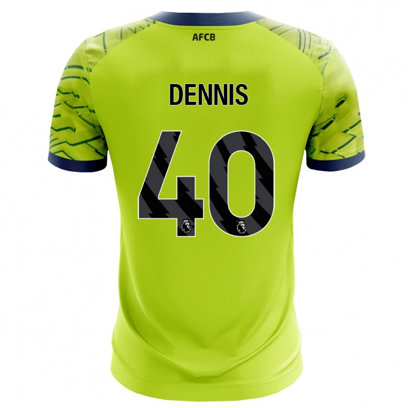 Danxen Women Will Dennis #40 Green Yellow Goalkeeper Jersey 2025/26 T-Shirt