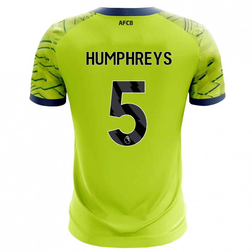 Danxen Women Holly Humphreys #5 Green Yellow Goalkeeper Jersey 2025/26 T-Shirt