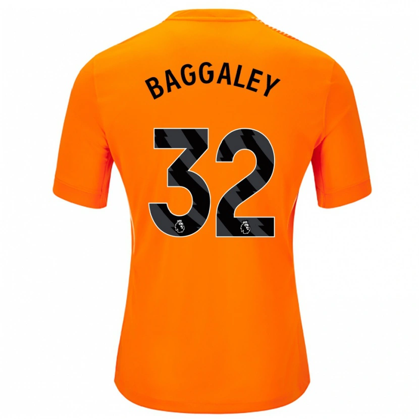 Danxen Women Sophie Baggaley #32 Orange Black Goalkeeper Jersey 2025/26 T-Shirt