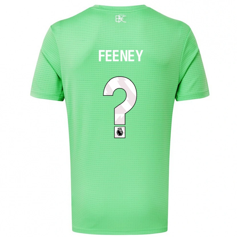 Danxen Women Callum Feeney #0 Medium Green Goalkeeper Jersey 2025/26 T-Shirt