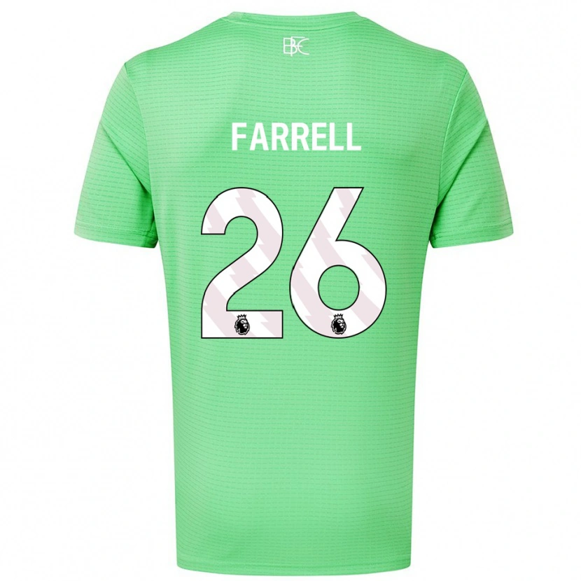 Danxen Women Lucy Farrell #26 Medium Green Goalkeeper Jersey 2025/26 T-Shirt