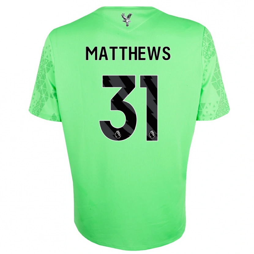Danxen Women Remi Matthews #31 Green Black Goalkeeper Jersey 2025/26 T-Shirt