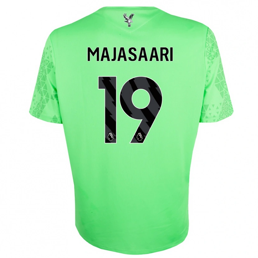 Danxen Women Milla-Maj Majasaari #19 Green Black Goalkeeper Jersey 2025/26 T-Shirt