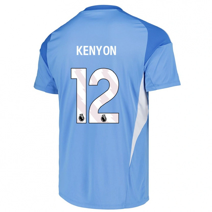 Danxen Women George Kenyon #12 Sky Blue White Goalkeeper Jersey 2025/26 T-Shirt