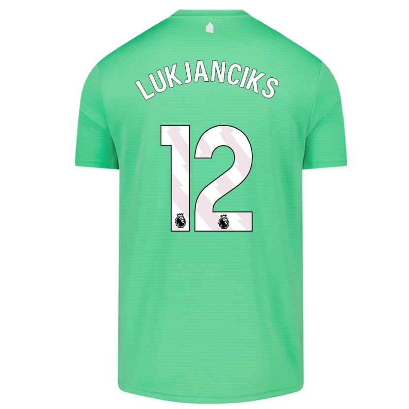Danxen Women Douglass Lukjanciks #12 Medium Green Goalkeeper Jersey 2025/26 T-Shirt
