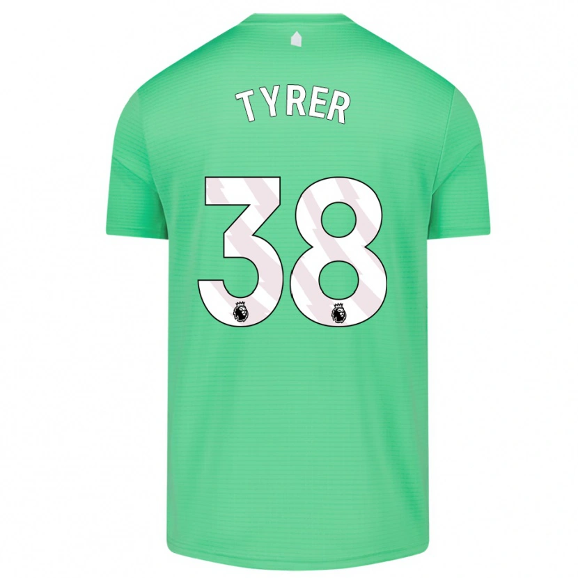Danxen Women Harry Tyrer #38 Medium Green Goalkeeper Jersey 2025/26 T-Shirt