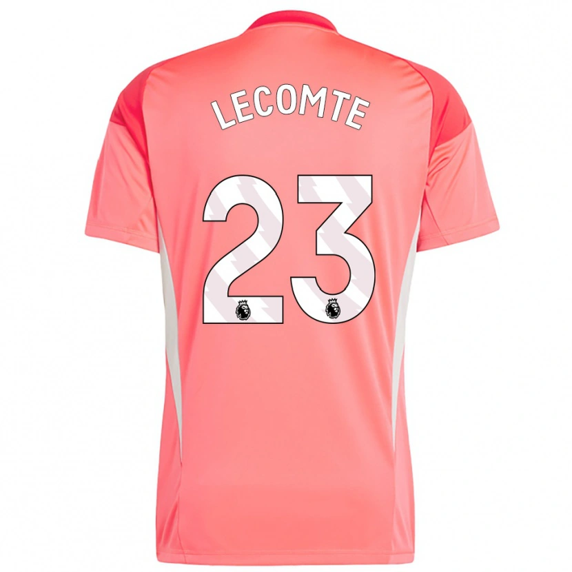 Danxen Women Benjamin Lecomte #23 Red White Goalkeeper Jersey 2025/26 T-Shirt