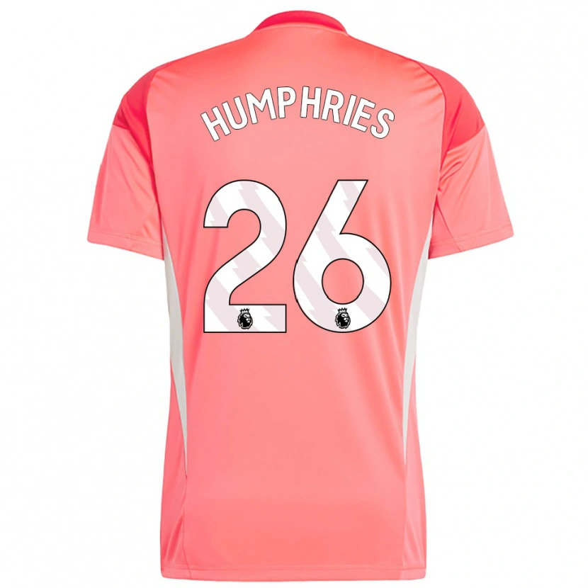 Danxen Women Marni Humphries #26 Red White Goalkeeper Jersey 2025/26 T-Shirt