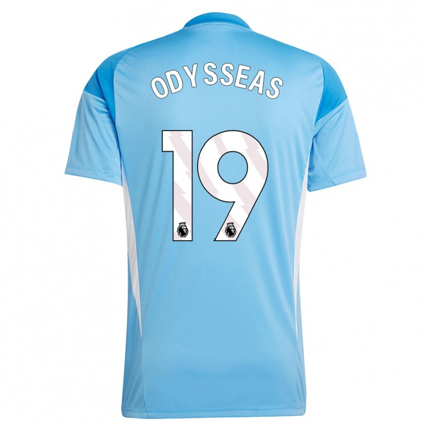 Danxen Women Odysseas Vlachodimos #19 Blue White Goalkeeper Jersey 2025/26 T-Shirt
