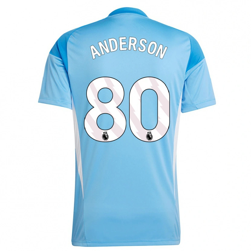 Danxen Women Will Anderson #80 Blue White Goalkeeper Jersey 2025/26 T-Shirt