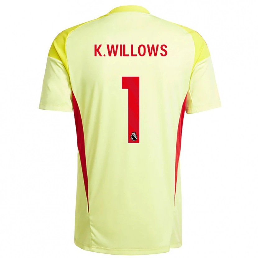 Danxen Women Keehan Willows #1 Light Yellow Orange Goalkeeper Jersey 2025/26 T-Shirt