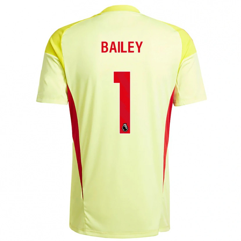 Danxen Women Joe Bailey #1 Light Yellow Orange Goalkeeper Jersey 2025/26 T-Shirt