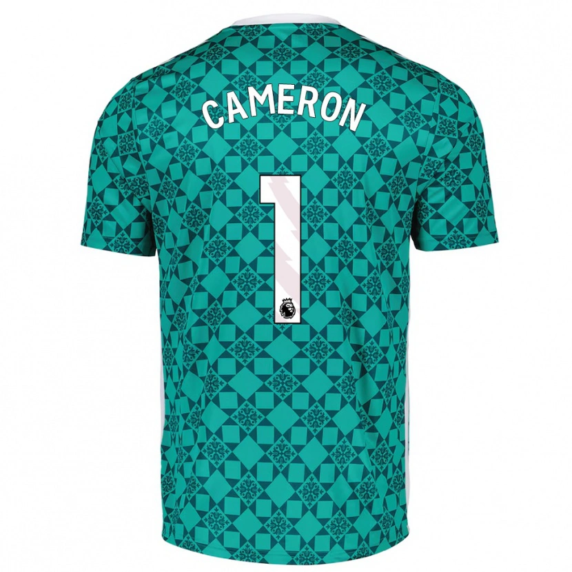 Danxen Women Dan Cameron #1 Green White Goalkeeper Jersey 2025/26 T-Shirt