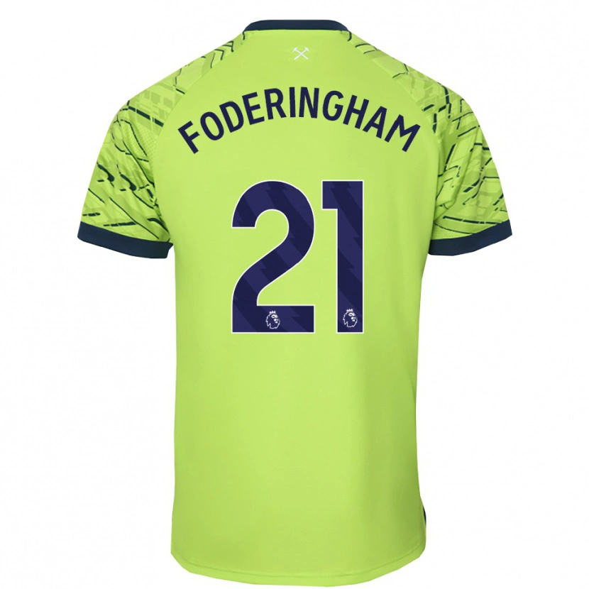 Danxen Women Wes Foderingham #21 Fluorescent Green Goalkeeper Jersey 2025/26 T-Shirt