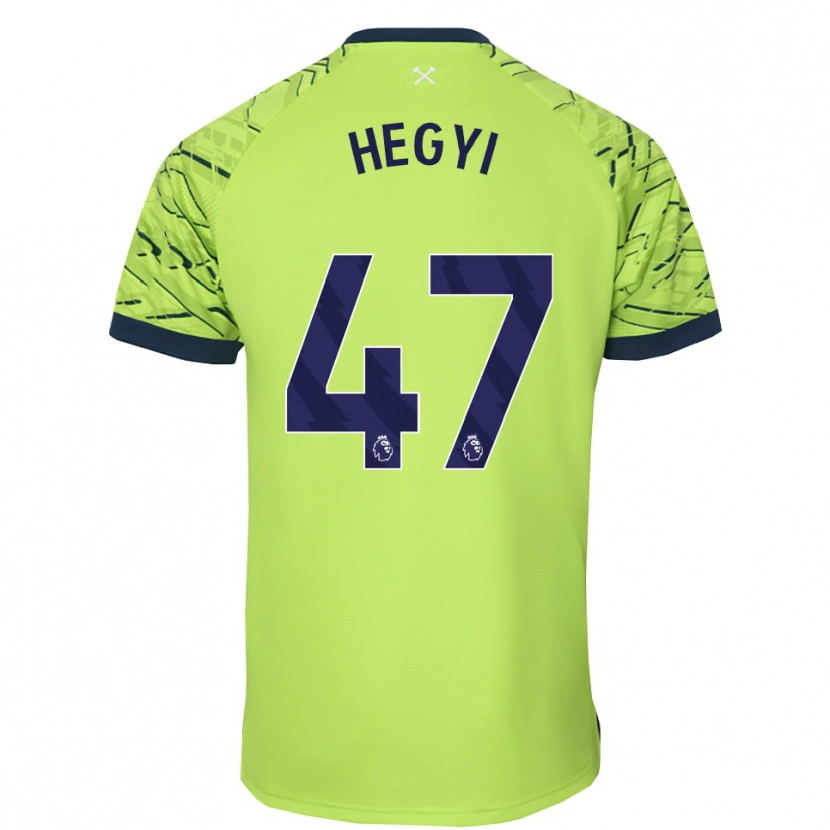 Danxen Women Krisztián Hegyi #47 Fluorescent Green Goalkeeper Jersey 2025/26 T-Shirt
