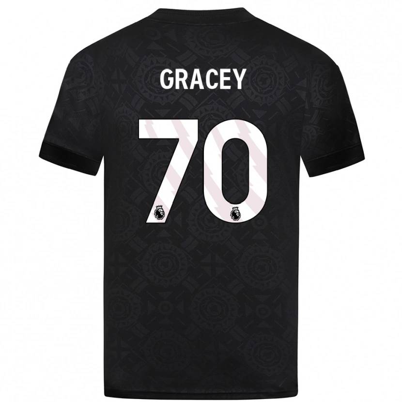 Danxen Women Josh Gracey #70 Black White Goalkeeper Jersey 2025/26 T-Shirt