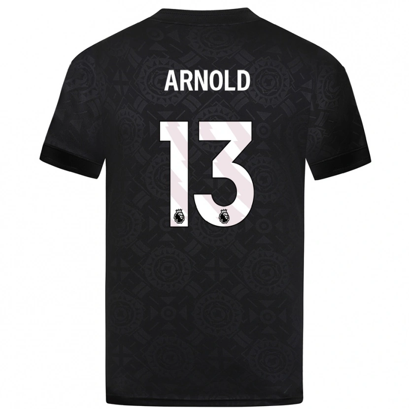 Danxen Women Alfie Arnold #13 Black White Goalkeeper Jersey 2025/26 T-Shirt