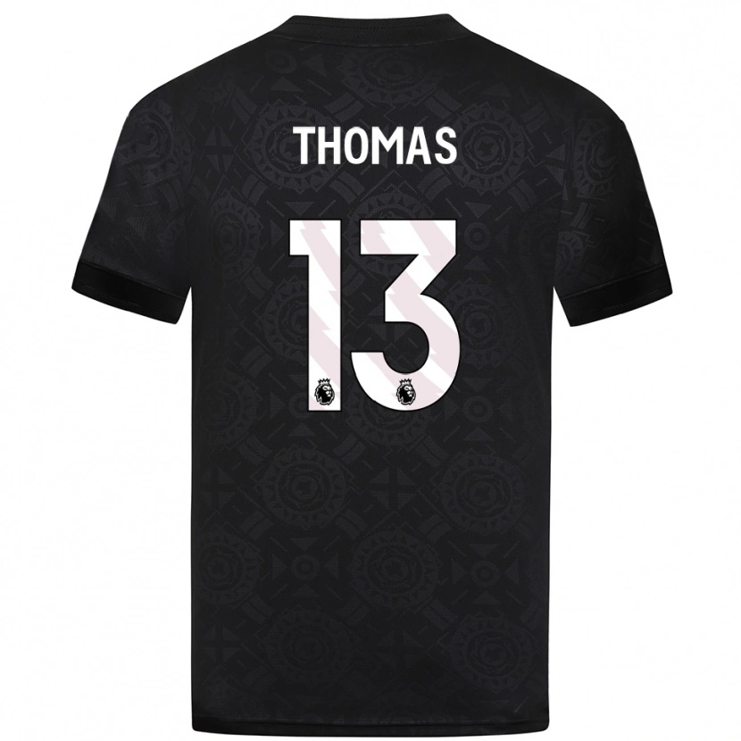Danxen Women Bec Thomas #13 Black White Goalkeeper Jersey 2025/26 T-Shirt
